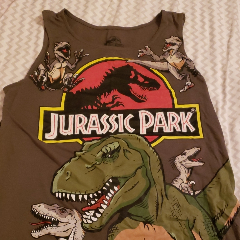 Jurassic Park Screen Tank Top